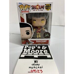 Funko Pop! DC: Shazam! 1277 Glow In The Dark Chase Vinyl Figure With Protector